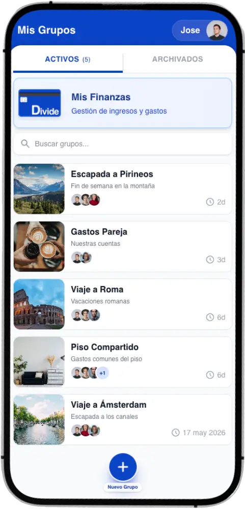 Divide Mis Grupos